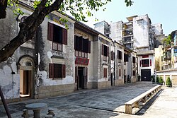 Exterior of colonial-era Macau house