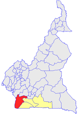 Department location in Cameroon