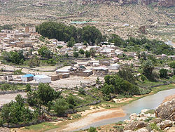 View of Dawad village from above.