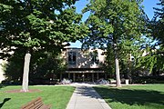 Galvin Hall, the home of the Biological Sciences department, classrooms, offices and research labs.