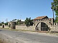 The main road through the Ikalto village.