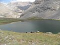 Lake (Karagöl) near the summit