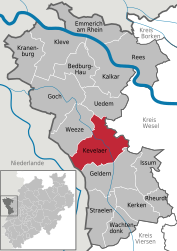 Kevelaer – Mappa