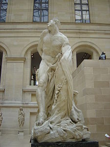 Milón de Crotona (1671-1682), de Pierre Puget, Muséu del Louvre, París.