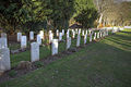 Les tombes allemandes au cimetière d'Étaples.