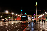 Place Masséna by night, 2012