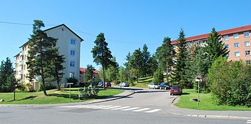 Tonsenhagen, typisk drabantbybebyggelse fra annen halvdel av 1950-årene. Foto: Helge Høifødt