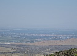 Iğdır látképe az Ararátról