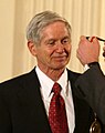 Image 31Charles Keeling, receiving the National Medal of Science from George W. Bush, in 2001 (from History of climate change science)