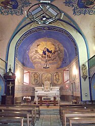 The interior of the church in Saint-Andéol-de-Vals