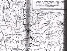 sketch map shows all the towns, roads and main geographic features