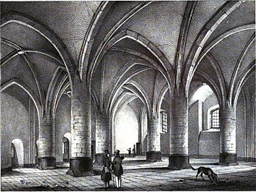 Interior of the Halle Gate before 1823, Vitzthumb, Collection des anciennes portes de Bruxelles