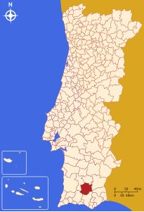 Almodôvar – Localizzazione