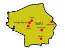 Map of Sibu District, Sarawak 砂拉越州诗巫县地图