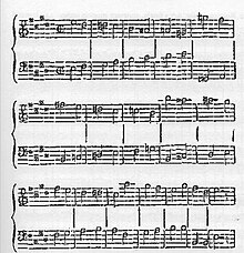 page of musical score