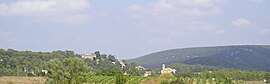 Château and the nineteenth century church.