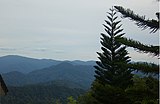 Pemandangan Banjaran Titiwangsa sekitar Bukit Fraser, Pahang