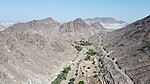 The Wadi Hayl, facing Eastwards towards Fujairah