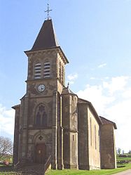 The church in Bainville-aux-Saules