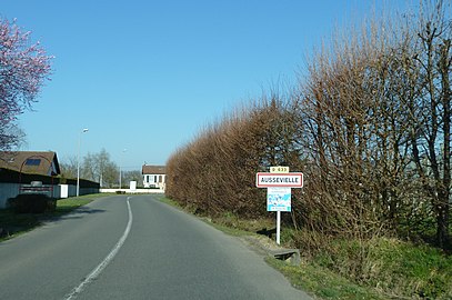 Entrée dans Aussevielle.