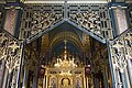 Bulgarian St. Stephen Church top iconostasis seen through doors