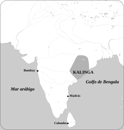 कलिङ्ग କଳିଙ୍ଗ కళింగको अवस्थिति