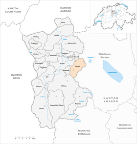 Karte von Ettiswil