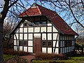 Fachwerkgebäude an der Windmühle Eilhausen