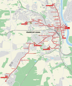 Frankfurt (Oder) tramway network