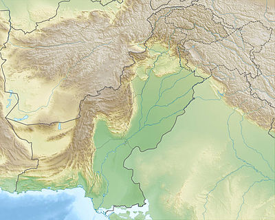 Asendikaart Pakistan