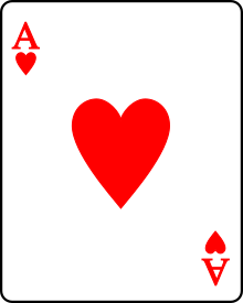 Playing card heart A.svg