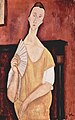 Amadeo Modigliani: La Femme à l'éventail (1919)