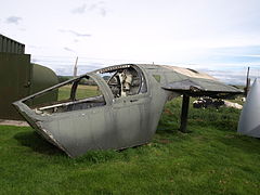 Benutzte Rettungskapsel einer F-111 im Museum