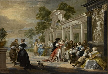 La Main chaude, 1660-80 Le Louvre