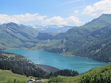 lac réservoir de Roselend