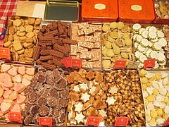 Marché de Noël de Riquewihr, maison alsacienne de biscuiterie