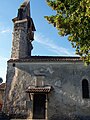 Le clocher-mur de l'église Saint-Vincent (août 2010).