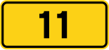 Primary Route 11 shield}}