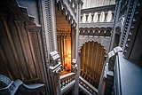 Carved stonework on the Grand Staircase