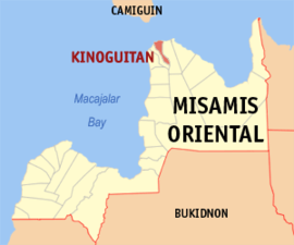 Kinoguitan na Misamis Oriental Coordenadas : 8°59'7.74"N, 124°47'37.37"E