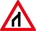 Dual-carriageway ends ahead