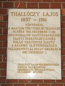 Lajos Thallóczy