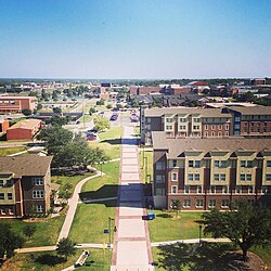 View of the East Texas A&M University campus