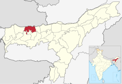 Location in Assam