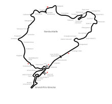 Nürburgring Nordschleife und Grand-Prix Kurs