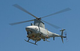 MQ-8B военно-морских сил США с блоком "BRITE Star II"