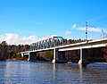 The current Haapakoski bridge, crossing river Vaajanvirta