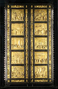 Puerta del Paraíso del baptisterio de Florencia (1425-1452), de Lorenzo Ghiberti