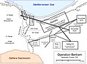 Map of Operation Bertram