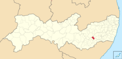 Location in Pernambuco state